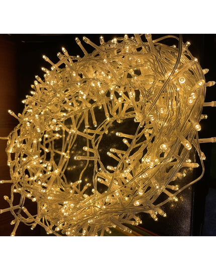 13.6m/44ft 6in Plug In LED Warm White Christmas String Light