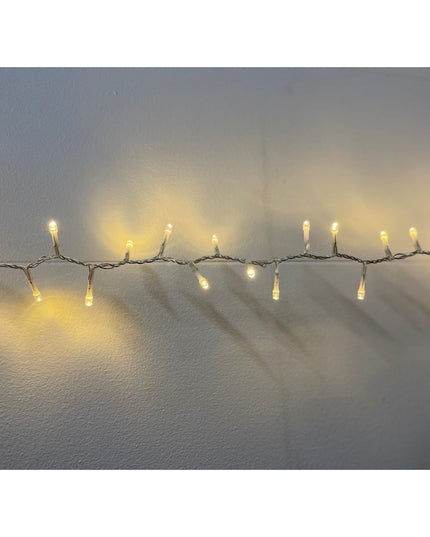 13.6m/44ft 6in Plug In LED Warm White Christmas String Light