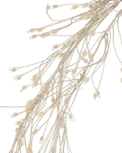 2.75m\9ft Plug-In LED 8 Sequence Warm White Cluster String