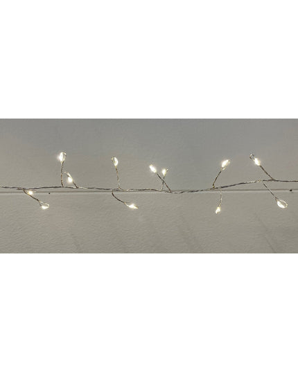 7.2m/23ft 6in Plug In LED Warm White Cluster Micro Lights