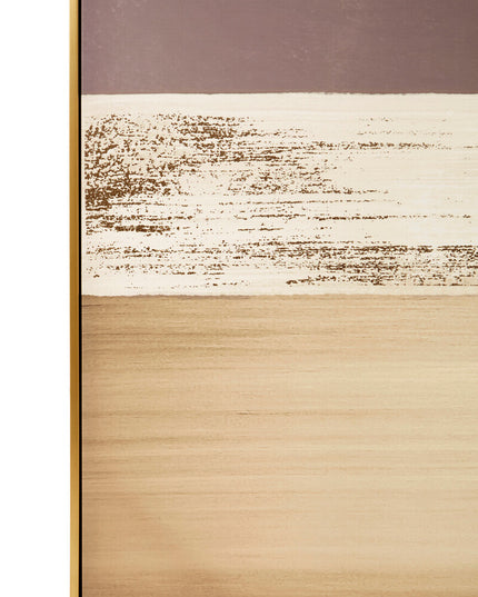 Astratto Canvas Gold and Grey Foil Wall Art