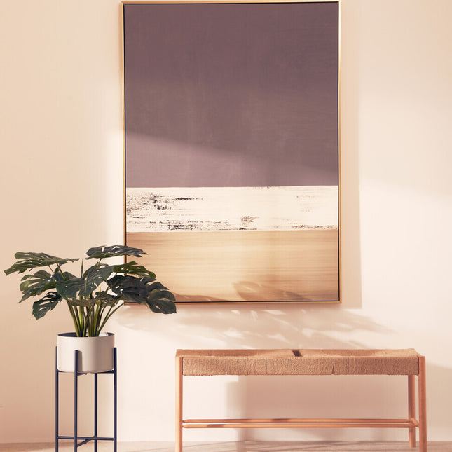 Astratto Canvas Gold and Grey Foil Wall Art