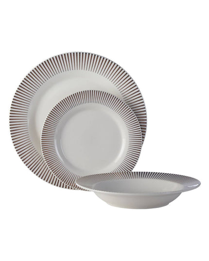 Avie Spoke 12 Piece Dinner Set