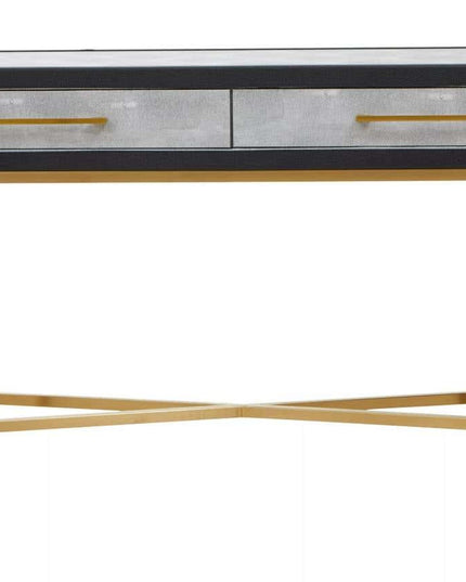 Cadiz Grey Shagreen Console Table
