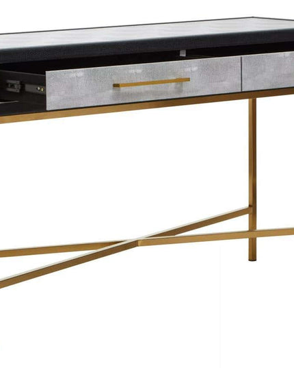 Cadiz Grey Shagreen Console Table