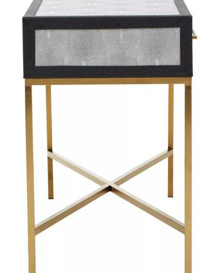 Cadiz Grey Shagreen Console Table