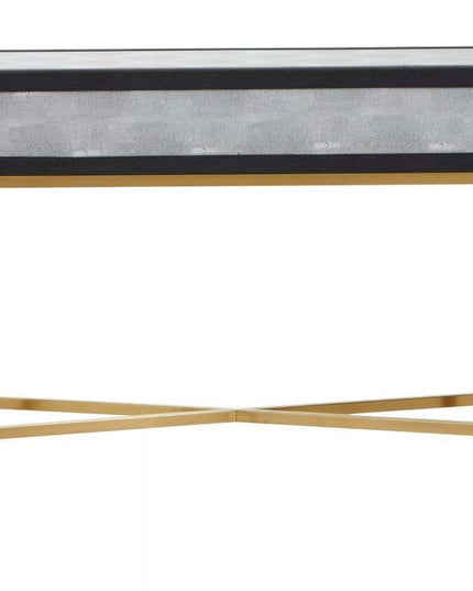 Cadiz Grey Shagreen Console Table
