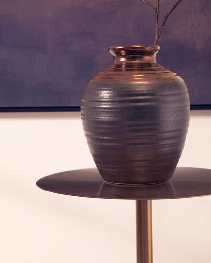 Zamak Large Barrel Vase