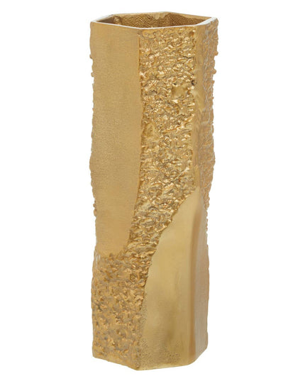 Dante Small Gold Textured Vase