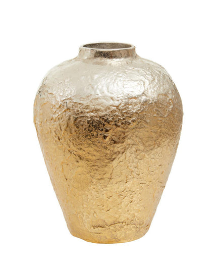 Dion Large Ombre Silver and Gold Finish Vase