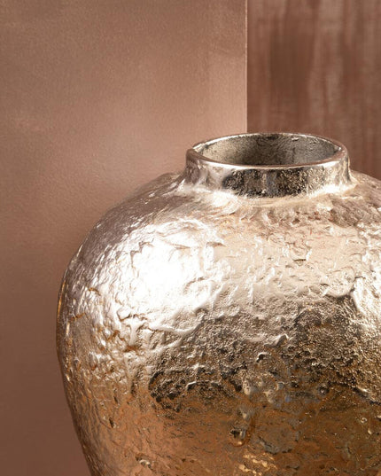 Dion Large Ombre Silver and Gold Finish Vase