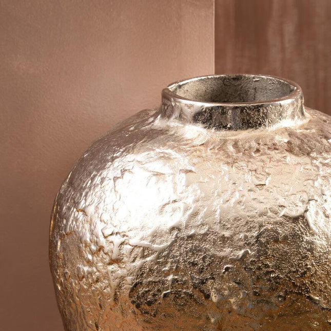 Dion Large Ombre Silver and Gold Finish Vase