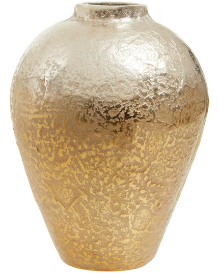 Dion Small Ombre Silver and Gold Finish Vase