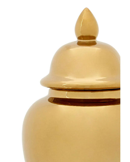 Kensington Townhouse Small Gold Ceramic Jar