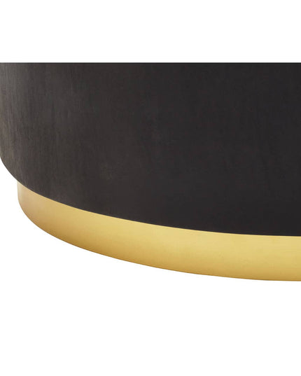 Naro Black And Gold Concrete Look Coffee Table
