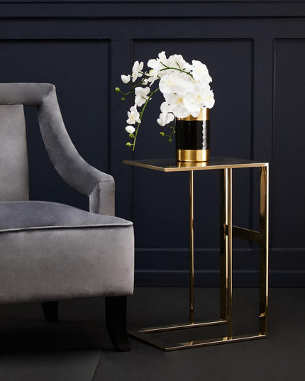 Oria Gold Side Table