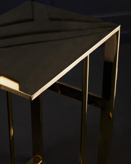 Oria Gold Side Table