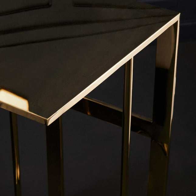 Oria Gold Side Table