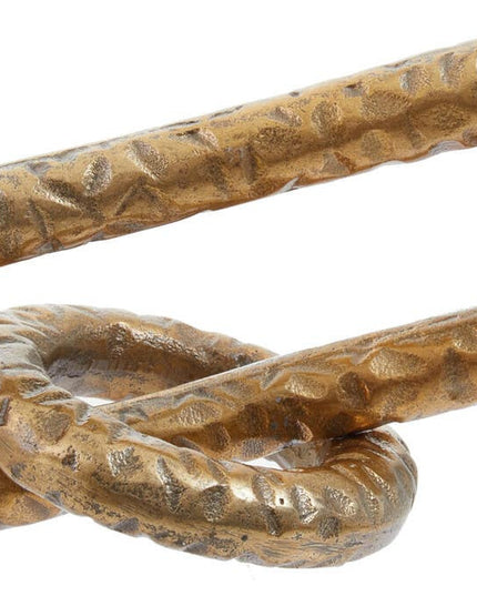 Prato Hammered Gold Chain Sculpture