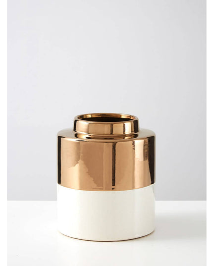 Stellar Small Metallic Vase