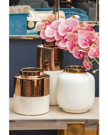 Stellar Small Metallic Vase