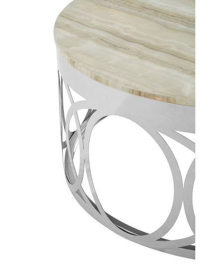 Yasmin White Marble Coffee Table