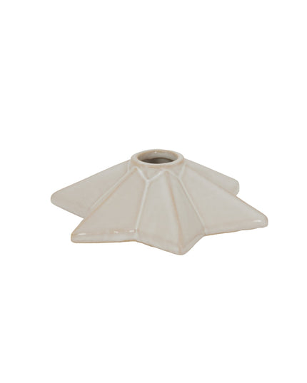 Alora Ceramic Angled Star Candle Holder