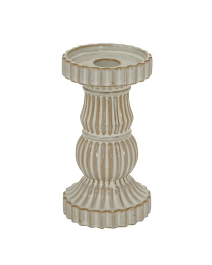 Alora Ceramic Pillar Candle Holder