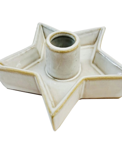 Alora Ceramic Star Candle Holder