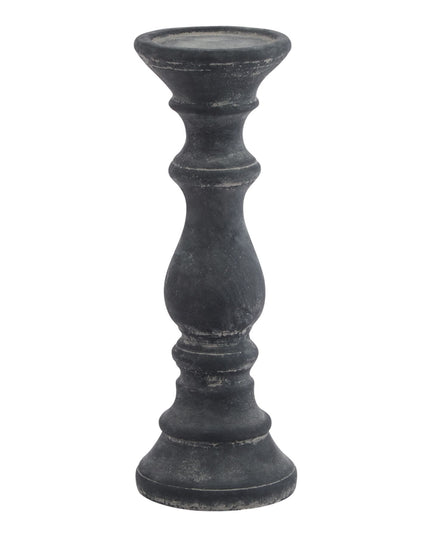 Amalfi Grey Column Candle Holder