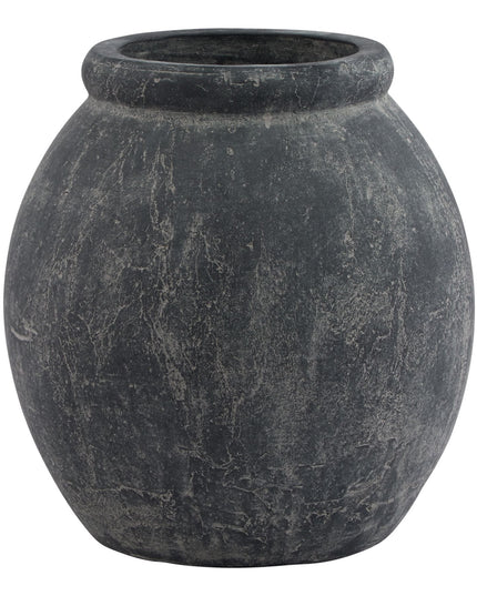 Amalfi Grey Jar Shaped Planter