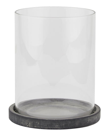 Amalfi Grey Large Hurricane Lantern