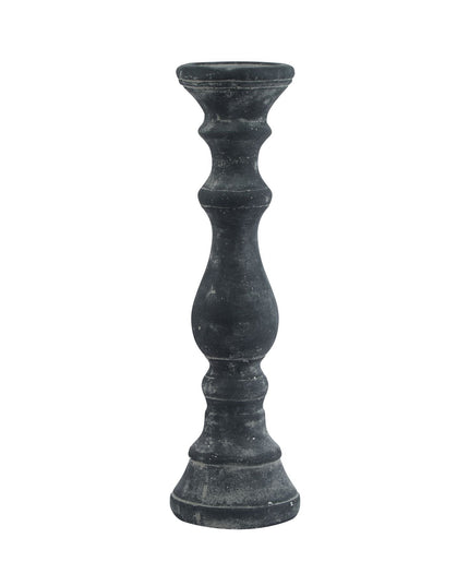 Amalfi Large Grey  Column Candle Holder