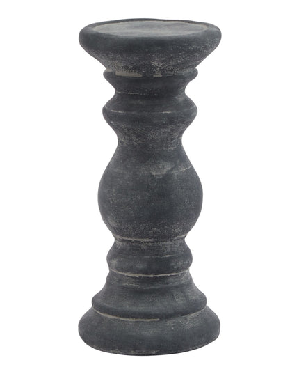 Amalfi Small Grey  Column Candle Holder