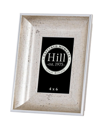Antique Silver Crackled Effect Photo Frame 4X6