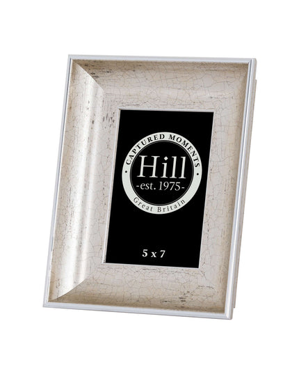 Antique Silver Crackled Effect Photo Frame 5X7