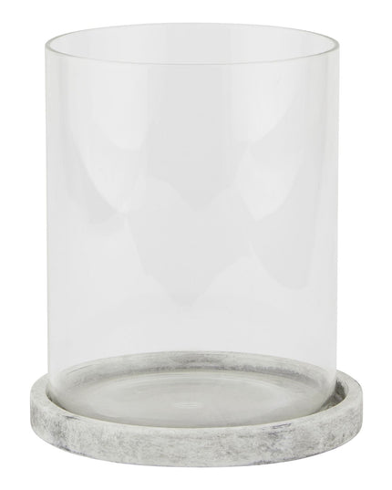 Athena Stone Large Hurricane Lantern