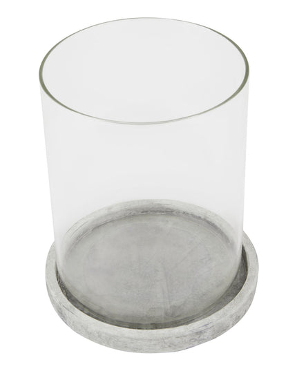Athena Stone Large Hurricane Lantern