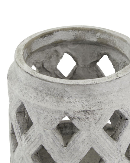 Athena Stone Lattice Lantern