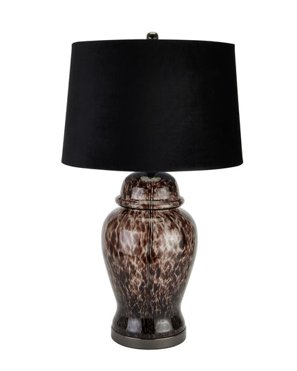 Black Dapple Acanthus Lamp