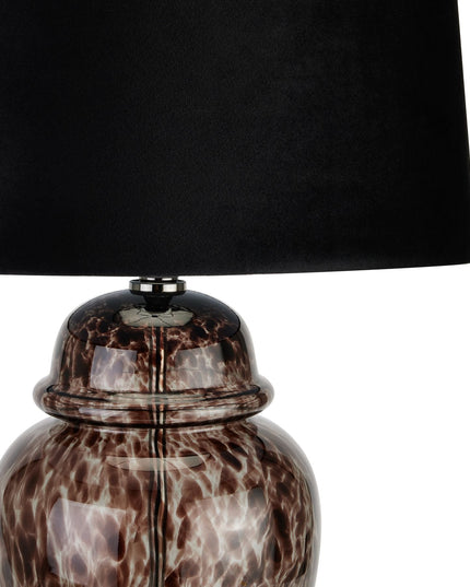 Black Dapple Acanthus Lamp