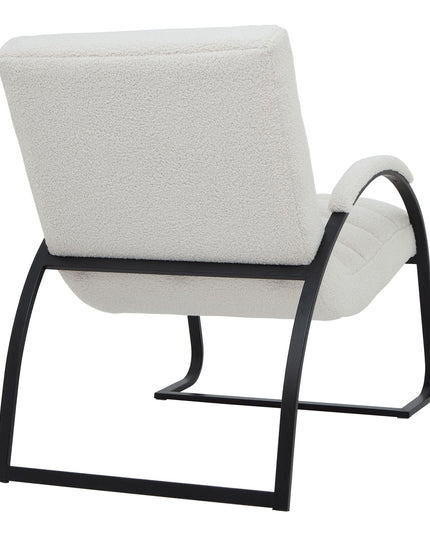 Boucle Ribbed Ark Chair