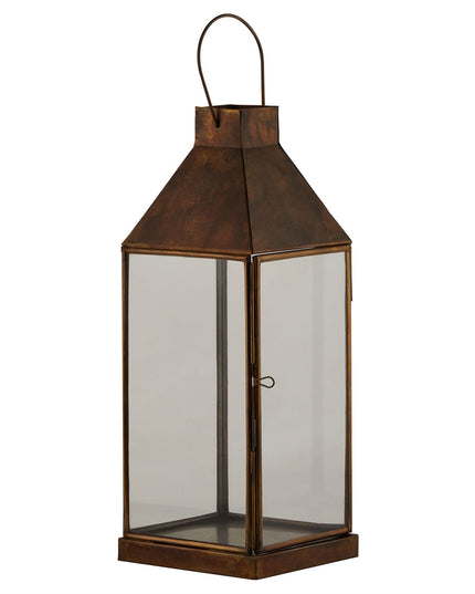 Burnished Brass Small Lantern