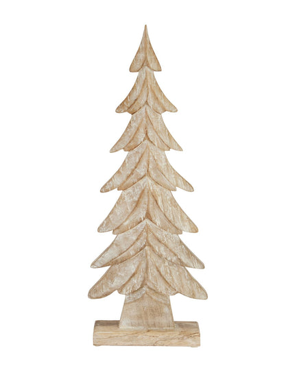 Carved Wood Christmas Tree