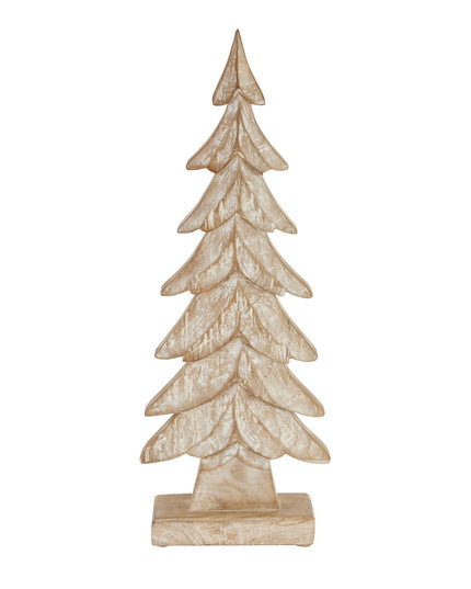 Carved Wood Large Christmas Tree