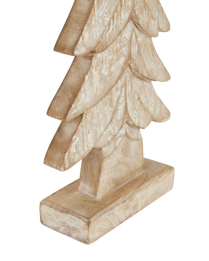 Carved Wood Large Christmas Tree