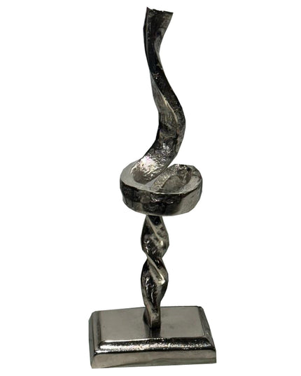 Cast Silver Turned Ornament