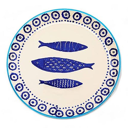 Ceramic Serving Plate&Platter Nature Fish Big Fish 26cm