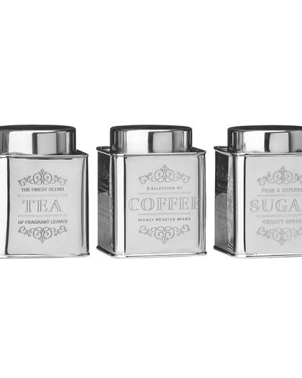 Chai Silver Tea Coffee And Sugar Set
