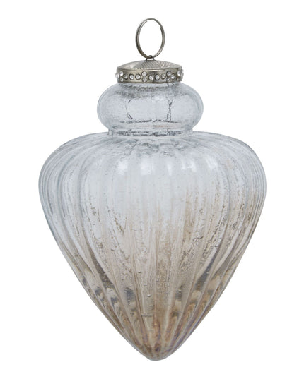 Coffee Ombre Collection Fluted Bauble